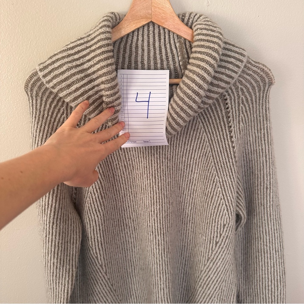 Cozy Gray Turtleneck Sweater